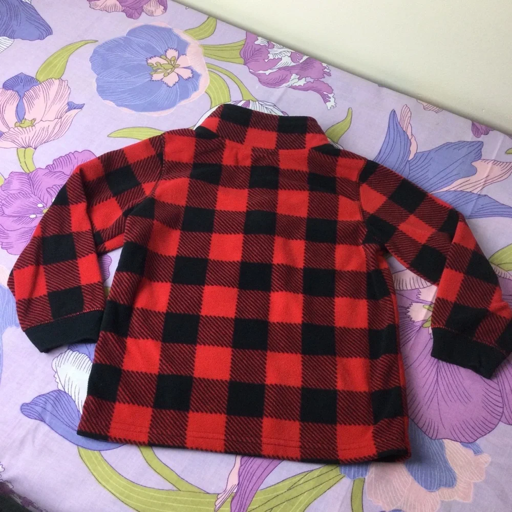 EUC Carter’s 2 Pc Set Flannel Sweatshirt & Pants